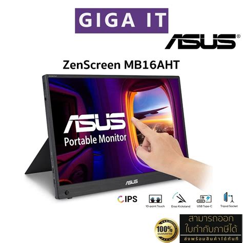 Asus Zenscreen Touch Mb Aht Ips Full Hd Typc C Mini Hdmi