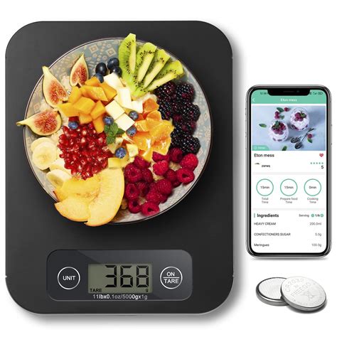 URAMAZ Smart Food Scale for Weight Loss, Kitchen Food Scales Digital