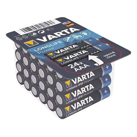 VARTA »LONGLIFE Power« Batterie, (24 St), AAA, mit langer Lebensdauer ...
