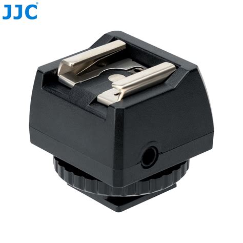 JJC JSC 8 Universal Hot Shoe Adapter With 3 5mm PC Sync Connection Port For Camera Without