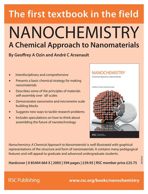 Nanochemistry A Chemical Approach To Nanomaterials