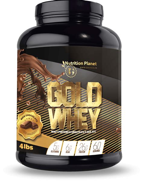 Gold Whey Premium Blend Of Whey Protein Hydrolysate Isolate With G