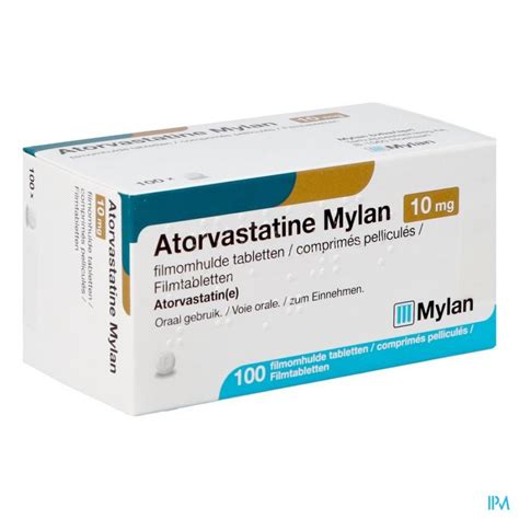 Atorvastatine Viatris 10mg Filmomh Tabl 100 Bls Apotheek Thiels