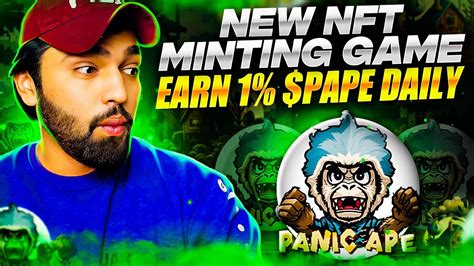 PANIC APE NEWLY LAUNCHED NFT MINTING GAME STAKE BNB EARN PAPE