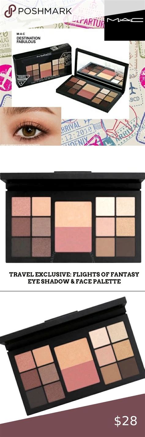 Mac Traveler Full Face Pallet With 12 Eyeshadows And 2 Face Blush And