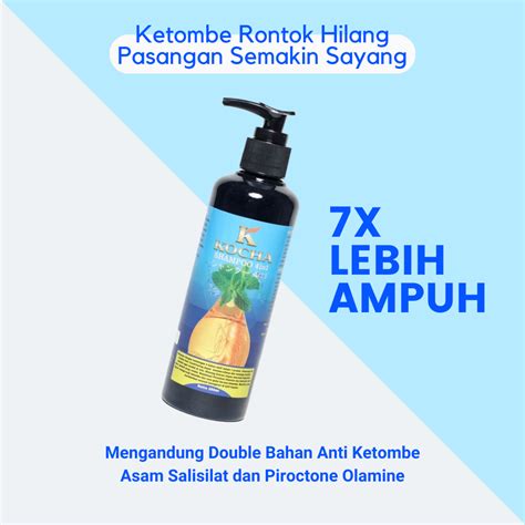 Jual Kocha Shampoo Obat Anti Ketombe Dan Rambut Rontok Parah Paling