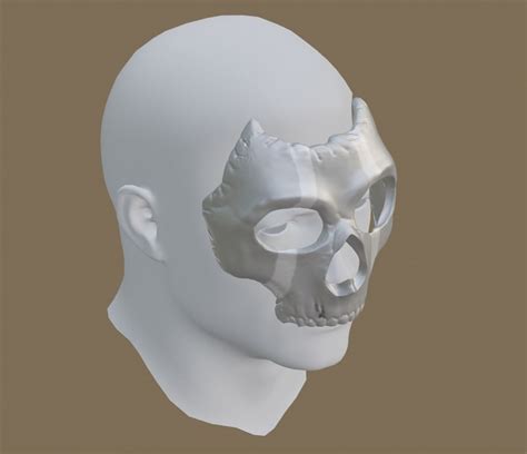 COD GHOST Simon Riley Op Mask STL Warzone Call Of Duty 3D Model 3D