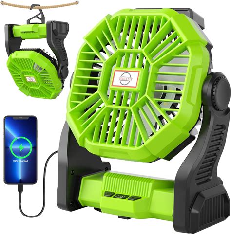 Amazon Tdlol Rechargeable Battery Powered Fan H Portable Fan