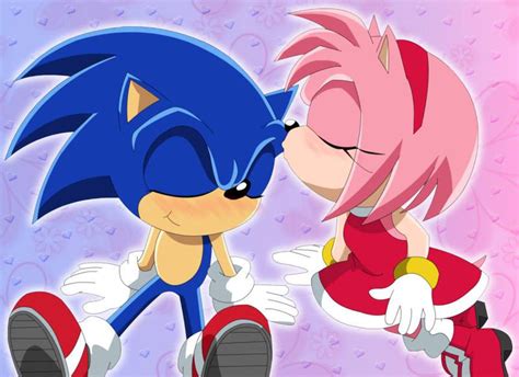 Amy Kiss Sonic by SonicBoomToon on DeviantArt