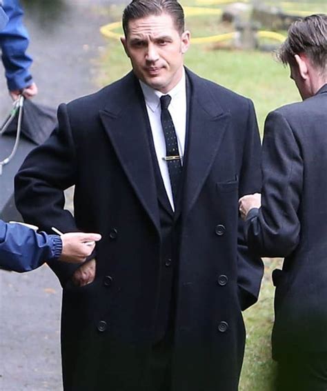 Legend Tom Hardy Reggie Kray Trench Coat For Men