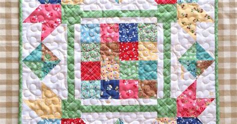 Picking Petals Mini Quilt Kit Featuring Lori Holts Calico Days Fabric