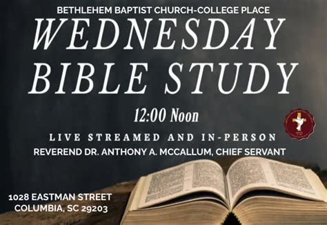 Upcoming Events – Bethlehem Baptist Church – College Place