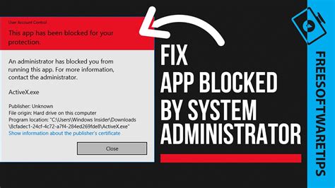 Easily Fix This App Has Been Blocked By Your System Administrator In