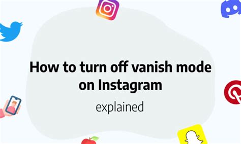 How To Turn Off Vanish Mode On Instagram