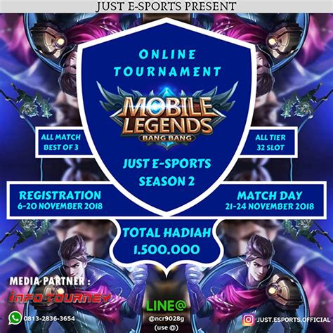 Turnamen Mobile Legends Just E Sports Season 2