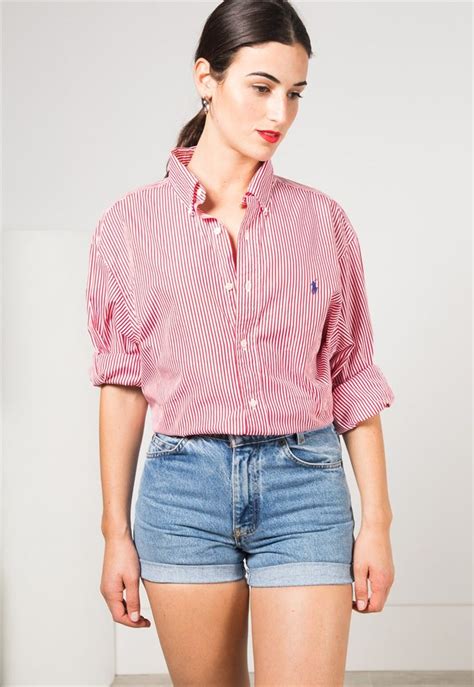 Oxfordshirt Shirt Outfit Women Polo Outfits For Women Polo Outfit