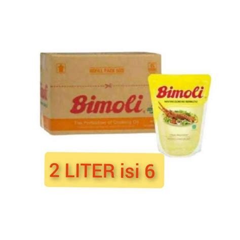 Jual BIMOLI Minyak Goreng 2 Liter 1 Dus Isi 6 Di Seller Swecaribawa