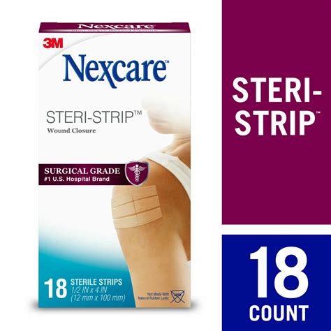 Nexcare Steri Strip Wound Closure Wound Closures Walmart