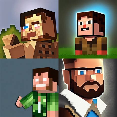 Steve From Minecraft Art By Sinixdesign Digital Stable Diffusion