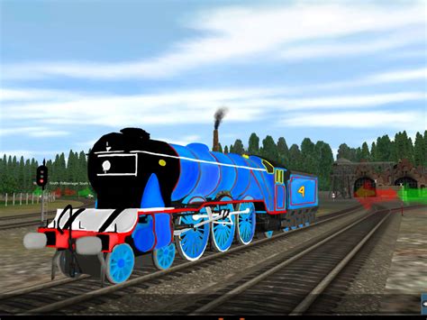 Realistic Gordon the Big Blue Engine V3 by PAULJUNIOR2009 on DeviantArt