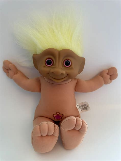 Cute Russ S Naked Vintage Troll With Yellow Hair Good Used Etsy