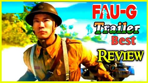 FAU G TRAILER BEST REVIEW Faug Trailer Best Review FAUG MOBILE GAME