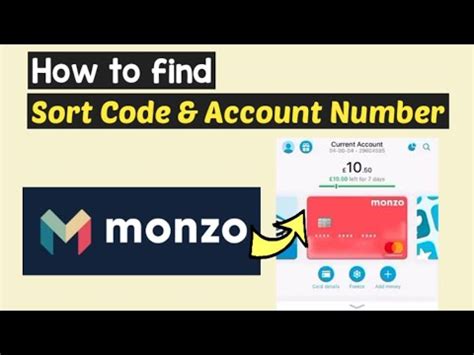 Find Sort Code And Account Number Monzo View Monzo Account Routing