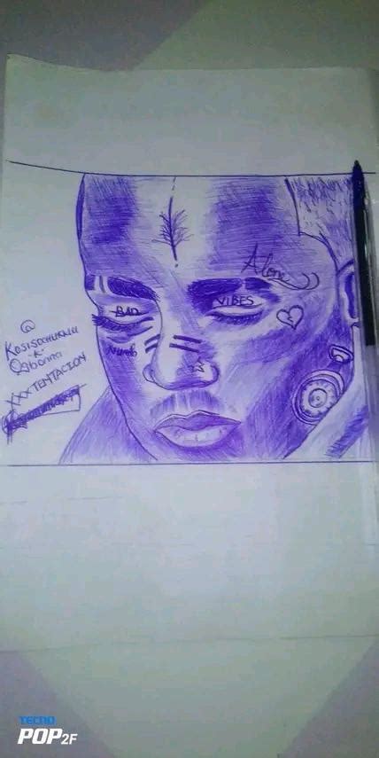 Kosisochukwu Arts - Xxxtentacion pen art by KosisochukwuArts on DeviantArt