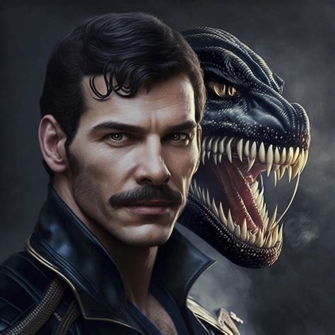 Venom simbionte super design herói generative ai Foto Premium