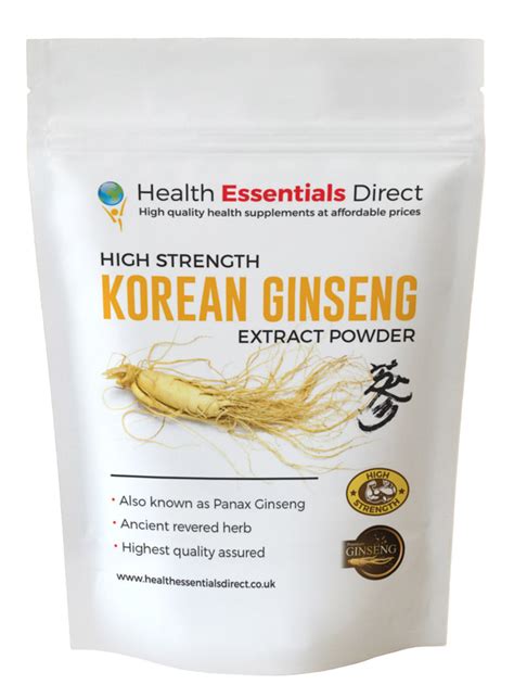 Buy Korean Ginseng Extract Powder Online Uk Premium Panax Health Essentials Direct