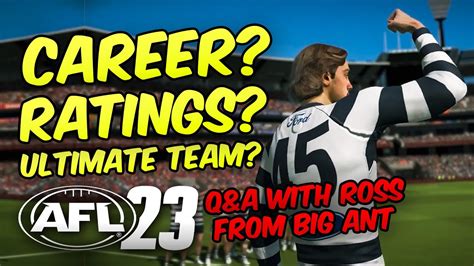 AFL23 NEW DETAILS REVEALED Q A With Ross Symons From Big Ant