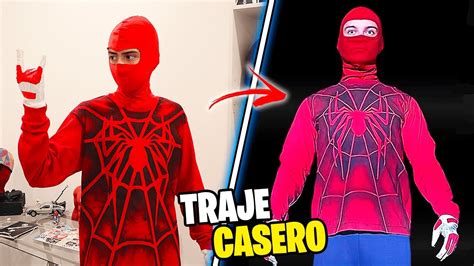 COMO HACER EL TRAJE CASERO DE LA ARAÑA HUMANA SPIDERMAN