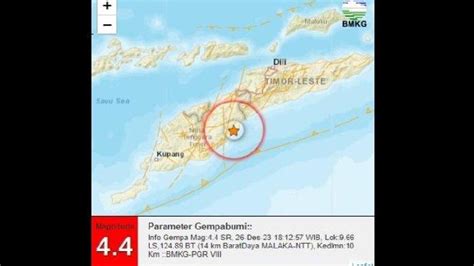 BREAKING NEWS Gempa 4 4 Magnitude Guncang Malaka NTT Pos Kupang