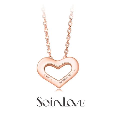 Chow Tai Fook So In Love Collection 18k Gold And Diamonds Heart Pendan