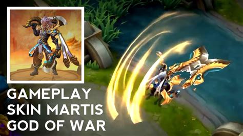 NEW SKIN MARTIS EPIC GOD OF WAR Gameplay Skin Martis Epic YouTube