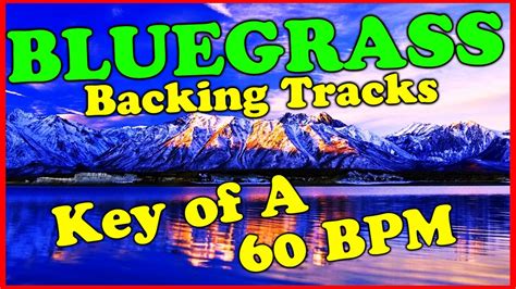 Key Of A Bluegrass Backing Track Bpm Bluegrass Jam Track