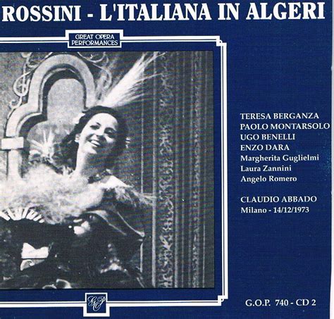 Afina Tus Oidos Rossini Litaliana In Algeri C Abbado