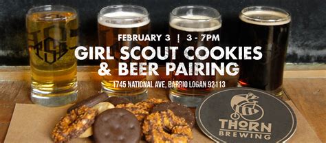 Girl Scout Cookie Beer Pairing Barrio Logan Thorn Brewing Co San