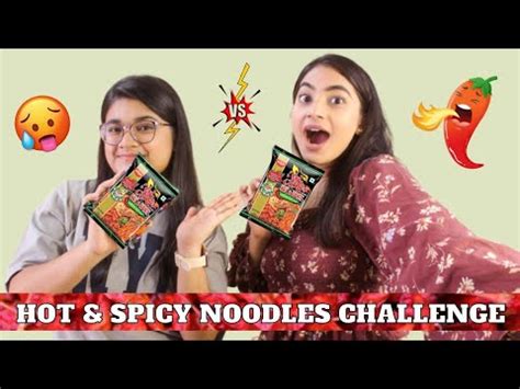HOT SPICY KOREAN NOODLES CHALLENGE TheExploringBeauty YouTube
