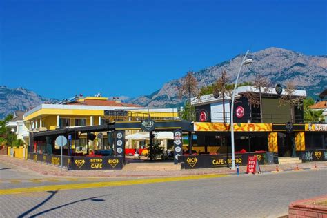 The Road And Street At Kemer Antalya Turkey Editorial Stock Image