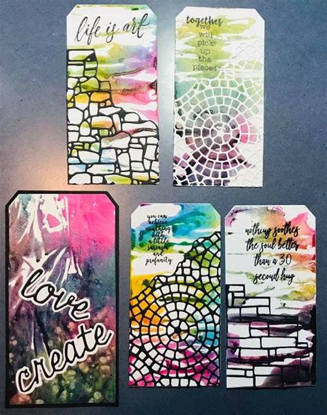 Pin By Kam On Dina Wakely Tag Art Card Design Art Journal