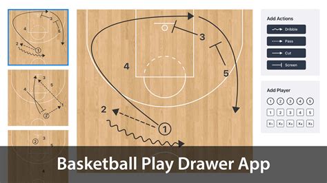 Basketball Play Creator App - Easily Draw Plays in the Browser