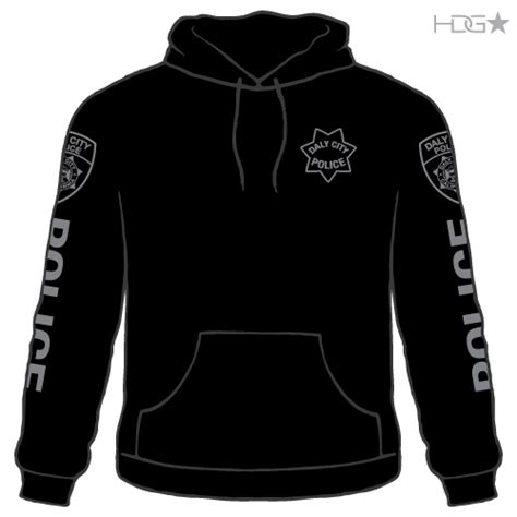 Daly City Police Black Hoodie | HDG Tactical