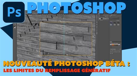 Photoshop Béta Nouveauté Remplissage génératif YouTube