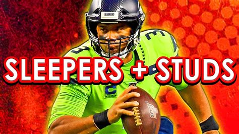 Nfl Draftkings Picks Week Fanduel Picks Sleepers Studs Youtube