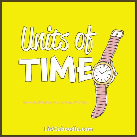 Units of Time for Kids - Learn How to Track, Measure Time