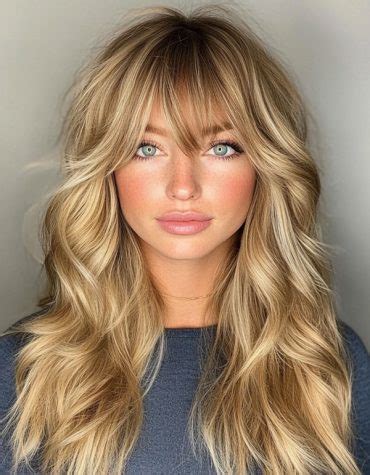 Fall Hair Colors To Light Up The Season Long Golden Blonde Shag