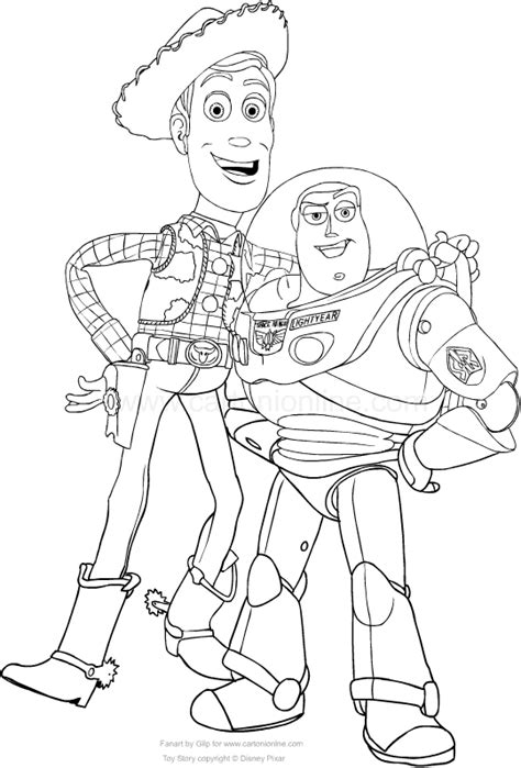 Dibujos De Toy Story Para Colorear