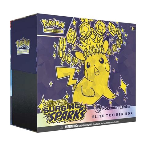 4x Pokemon Center Exclusive Surging Sparks ETB Sealed Case Preorder Pre