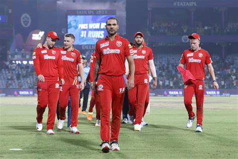 Job Done Shikhar Dhawan Leads Punjab Kings Off The Field